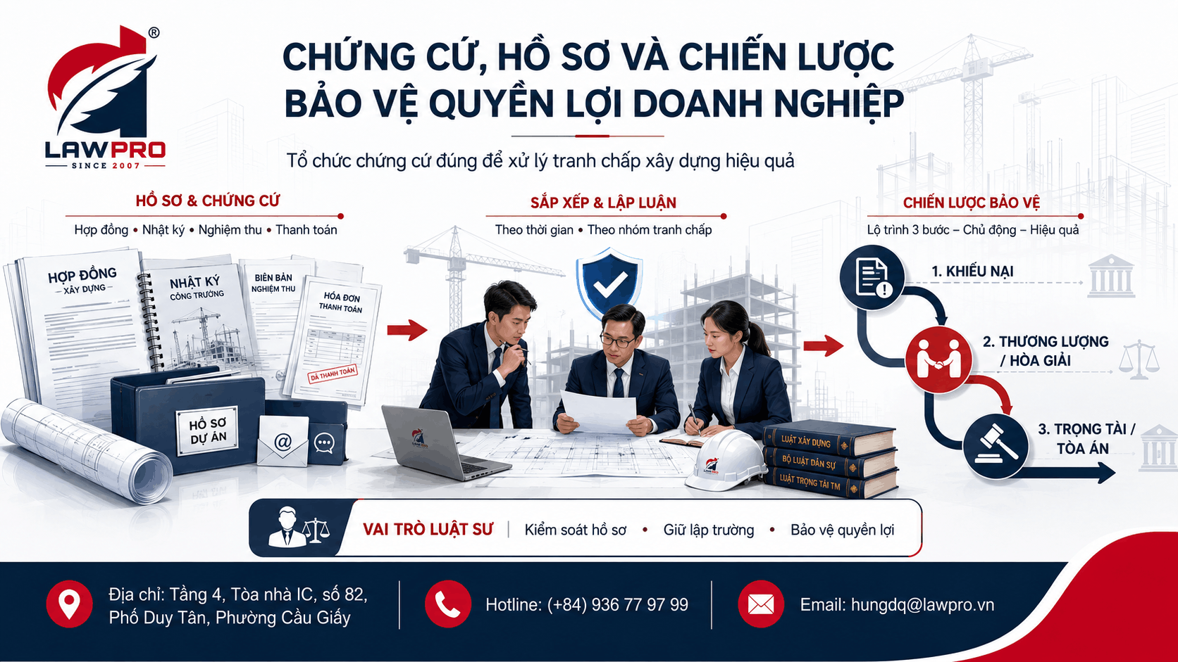 Chứng cứ, hồ sơ và chiến lược bảo vệ quyền lợi doanh nghiệp
